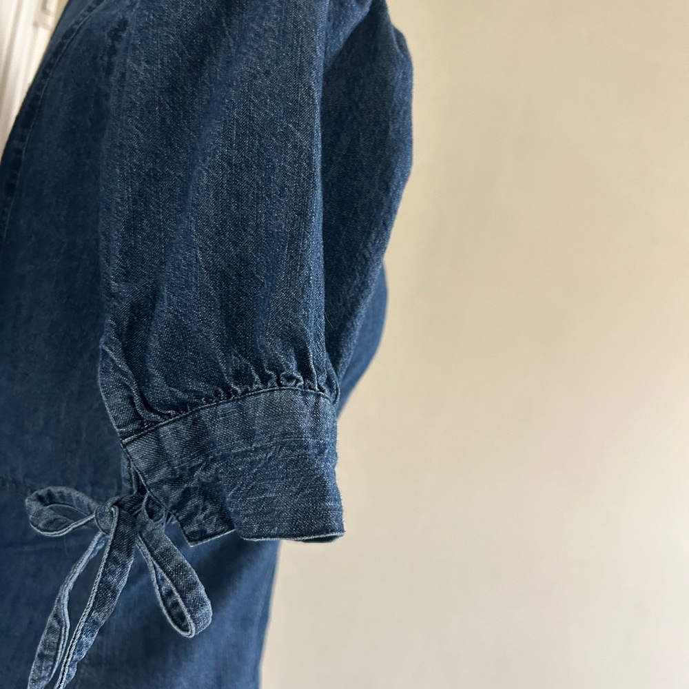 Sim & Sam Denim Button-Up Dress. Size XL. - Picture 4 of 8